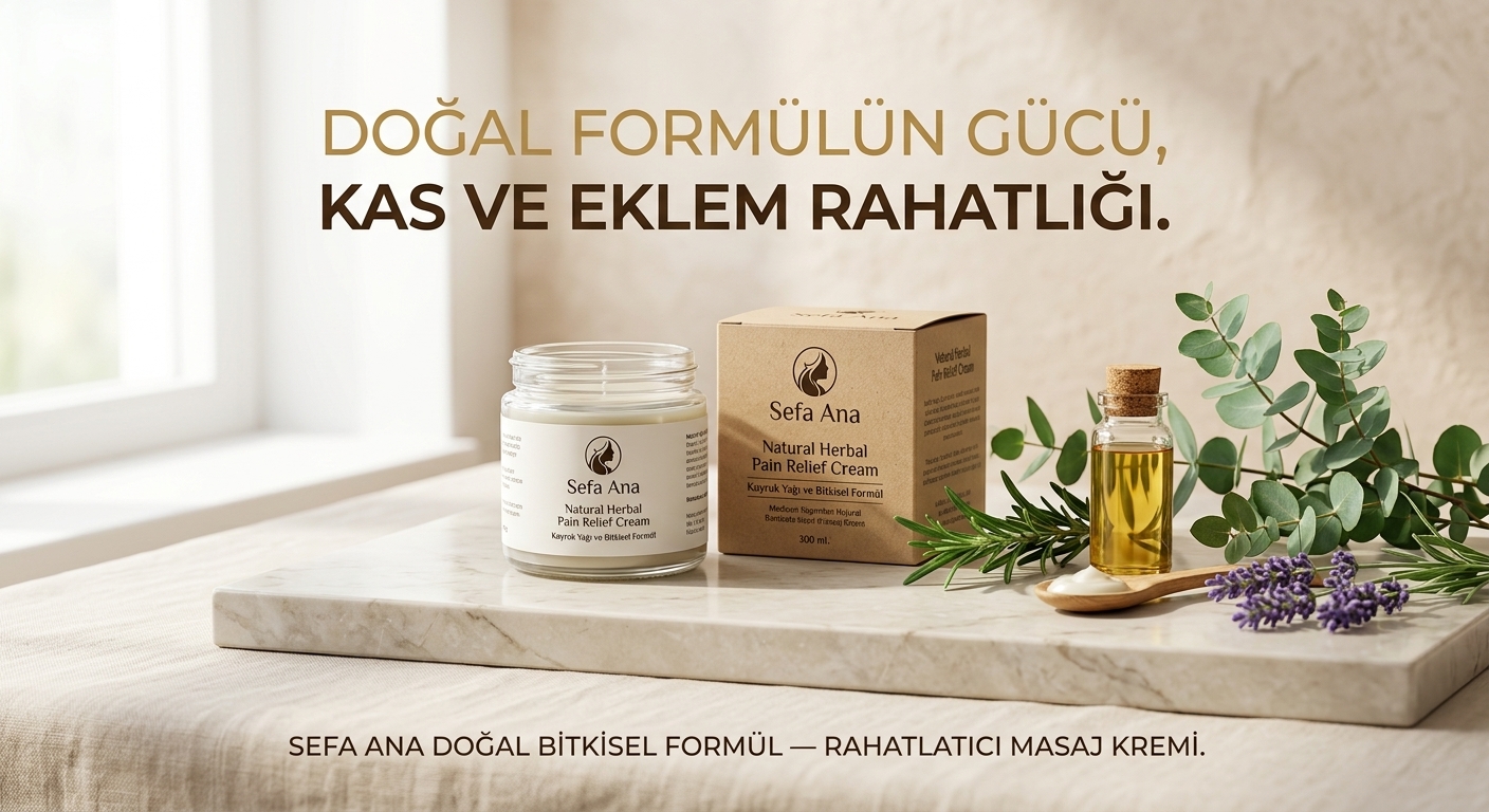 Safa Ana Bitkisel Kuyruk Yağı Masaj & Ağrı Kremi